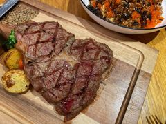 谷饲厚切肉眼扒配薯菜-森Some Fusion(荔湾店)