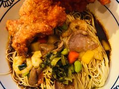 虾腰拌面-爱家面馆(常州总店)