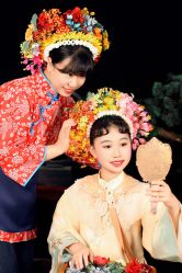 -后宫·古装汉服京剧儿童亲子全家福摄影