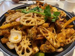 干锅牛蛙-渝蛙馆(新百店)