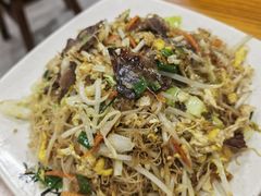 牛肉鸡蛋炒粉干-牛小隆牛肉面馆(四牌楼店)
