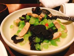 菜心炒口蘑-湖滨28中餐厅·西湖宴·杭州君悦酒店