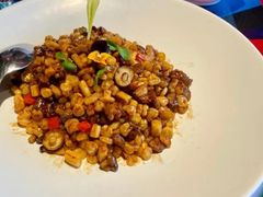 玉米菌菇炒牛肉-上海滩餐厅(BFC外滩金融中心店)