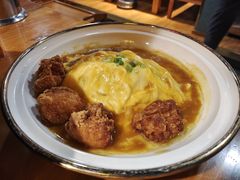 咖喱牛肉蛋包饭-隐炉和牛烧肉店(群力店)