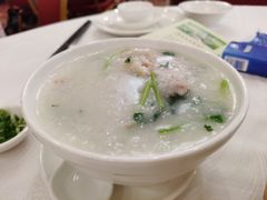 生菜肉片鱼片粥-番禺宾馆丽苑厅
