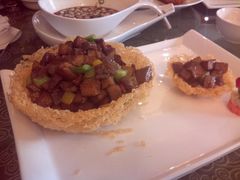 蘑菇牛肉粒-东方之珠海鲜酒楼(南开店)