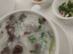 香茜鱼片猪红粥-番禺宾馆丽苑厅