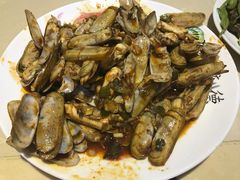 辣炒蛏子-天津乾毓德饭庄·清真传统炒菜·海鲜烧烤(咸阳路店)