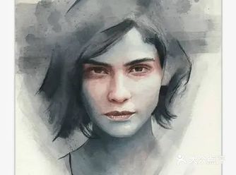 水彩艺术家Miroslav Zgabaj非常喜欢用黑