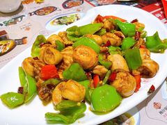 香辣肥肠-添福来墨鱼饺子 · 海鲜东北菜(大连星海·黄浦路店)