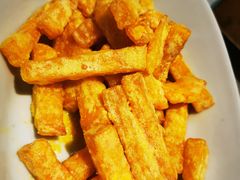 咸蛋黄焗南瓜条-金百万烤鸭店(马甸店)