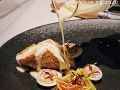 香煎胭脂鱼酿虾茸-AZUL by FUEL蓝色·法式酒馆(琶醍店)