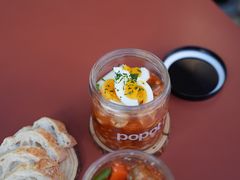 茄汁豆子猪肉香肠和鸡蛋-popot博朴(徐汇店)