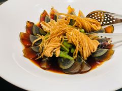 烧椒皮蛋拌馓子-九十九顶毡房(阜石路店)