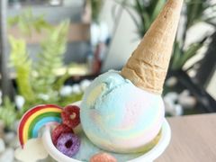 彩虹冰淇淋-抱抱地球咖啡馆(国家海洋博物馆店)