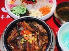茄子石锅饭-百年石锅饭(阿里郎美食街店)