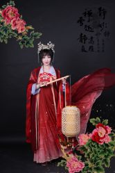 -后宫·古装汉服京剧儿童亲子全家福摄影
