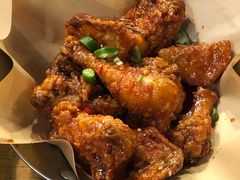 炸鸡翅一半一半-富乐满韩国正宗炸鸡韩国料理(虹泉路店)