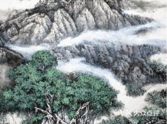 王金海钟情于山水画创作，他融中国画书写之意、五彩之墨
