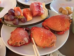 螃蟹-中央电视塔旋转餐厅
