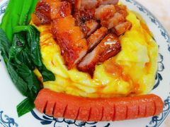 碳火叉烧滑蛋饭-渔记茶餐厅(渔村店)