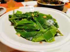 松子炒山苏叶-若蘭慈·无国界素食料理(欢乐海岸店)