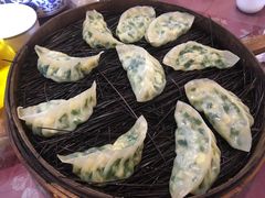 韭菜鸡蛋蒸饺-京都老蔡记(瑞达路店)