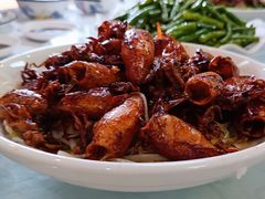 爆炒墨鱼筒-傻记乳鸽王海鲜餐厅