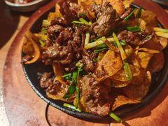铁板土豆煎牛肉-长寿参鸡汤(朝韩风情街店)