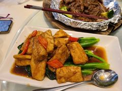 芥兰烧汁银鳕鱼-梅园酒店餐厅(西湖店)