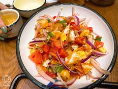 凉拌荷包蛋-老滇山寨•云南特色菜•地方菜•民族风情歌舞表演(金碧店)