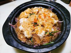 金银蒜三宝粉丝虾-绿茶餐厅(平谷华联店)