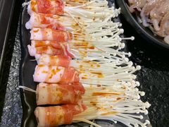 金针菇五花肉-九田家黑牛烤肉料理(中北镇店)