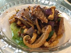 宫保鱿鱼-无招牌海鲜餐厅(滨海艺术中心店)