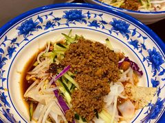 招牌肉酱凉皮-西北杂粮筐手工面凉皮(来福士店)