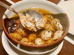 古越陈酿煮花螺-杭州西子湖四季酒店·金沙厅