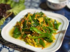 小角瓜炒蛋-龙姐私房菜(和顺古镇店)