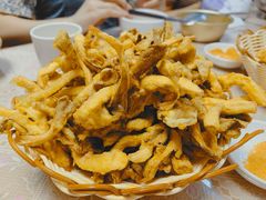 干炸鲜蘑-屋里家延边朝鲜族冷面(南园店)