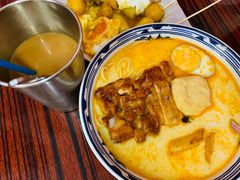 炸猪扒叻沙-華叔茶記