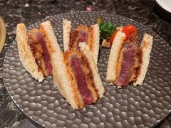 老干杯澳洲和牛菲力炸牛排三明治-老乾杯和牛烧肉(王府中环店)