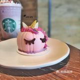 星巴克新品｜芋泥独角兽蛋糕，梦幻到犯规～