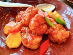 菠萝咕咾虾球-上海柏悦酒店·世纪100牛排馆
