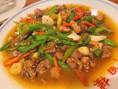 青椒焖鸡-香叶草中餐厅(川白楼店)