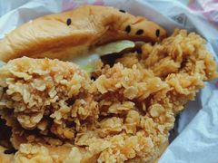 香辣鸡腿堡-华莱士·全鸡汉堡(四望亭店)