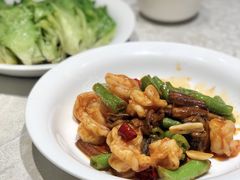 杭椒虾爆鳝段-西贝海鲜汇(槐安路店)