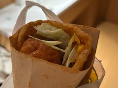 -小红车炸蛋葱油饼