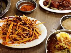 炝拌板筋-西塔隆太白烤牛肉馆(图们路店)