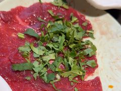 香菜嫩牛肉-一斗火锅·招财羊毛肚(北温泉九号店)