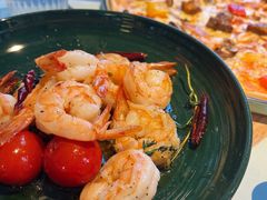 西班牙橄榄油煎海虾-幸薈飯堂