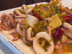 酸菜炒鱿鱼-温岭人家(红花北路店)
